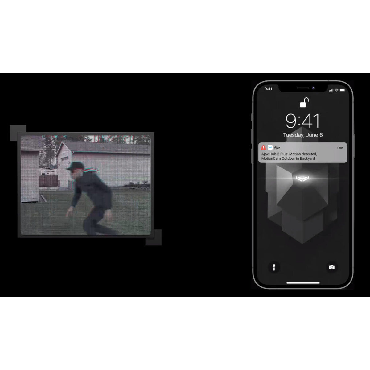 AJAX Bewegungsmelder mit Kamera für Außenbereich - MotionCam Outdoor