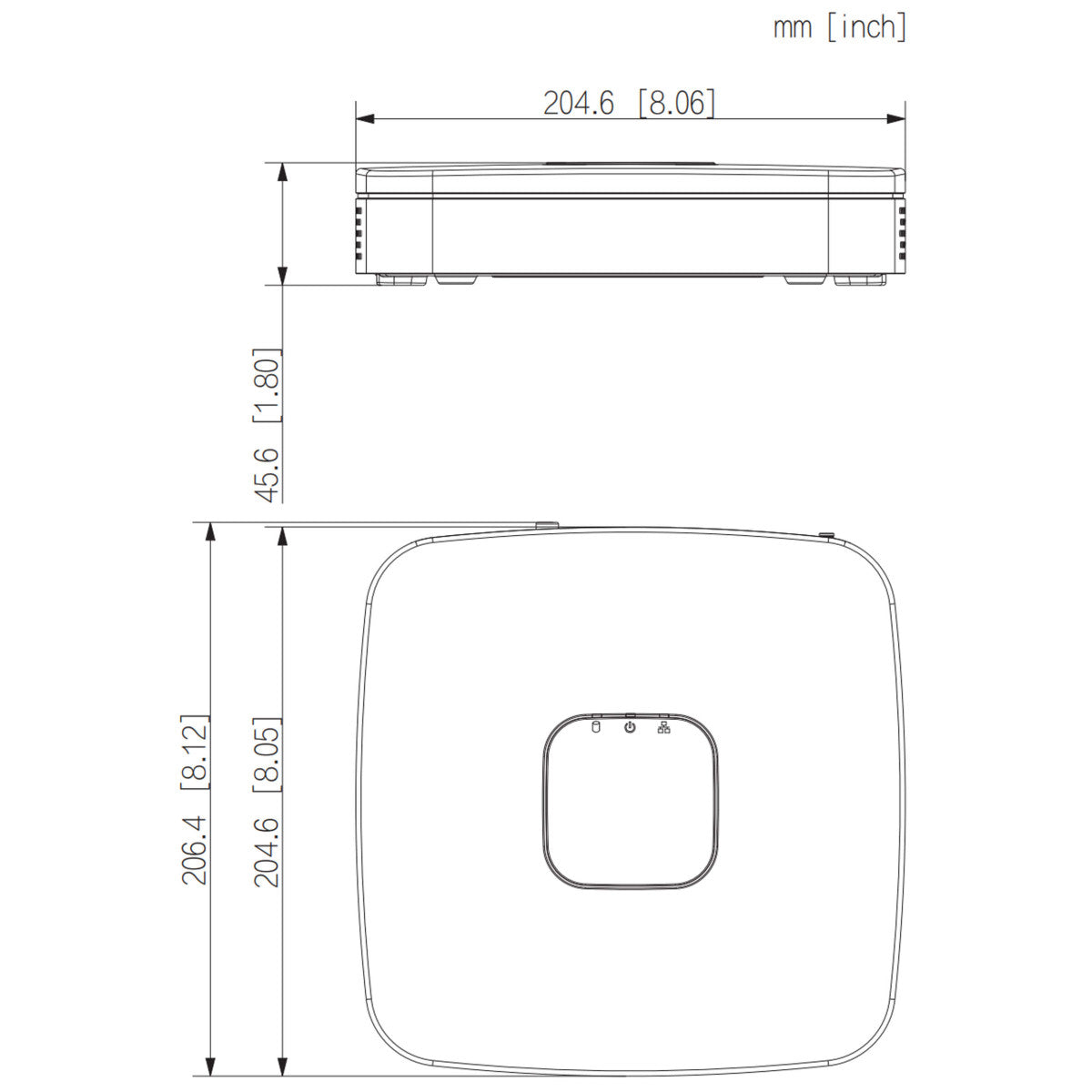 GOLIATH 4 Kanal NVR IP Rekorder - PRO Serie (4x PoE bis 8 MP)