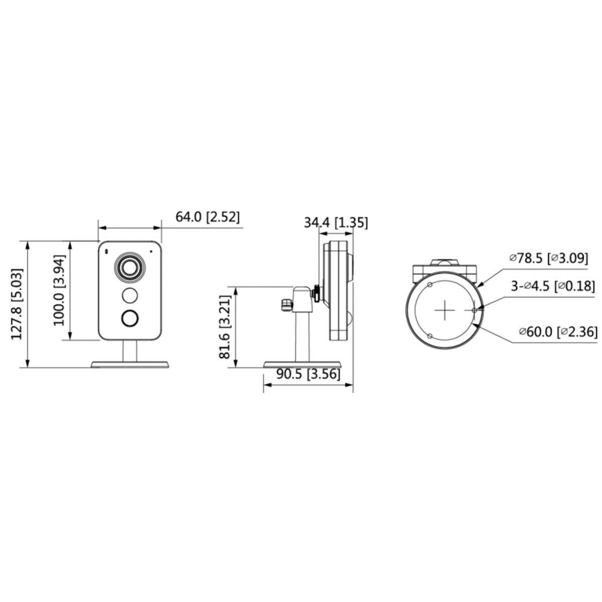 GOLIATH IP WLAN 4MP Kamera, 10m IR, 2.8mm, Mikrofon, Lautsprecher, PIR, WiFi Serie