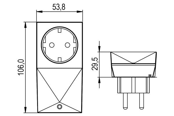 Loxone Smart Socket Air Typ F