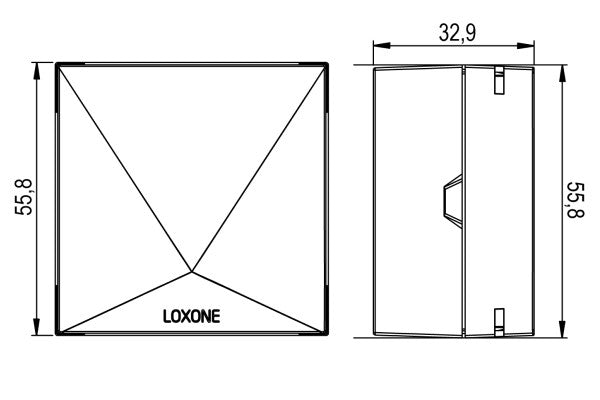 Loxone Raumklima Sensor Air (Temperatur, Feuchte)